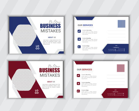 professional Business  postcard design
