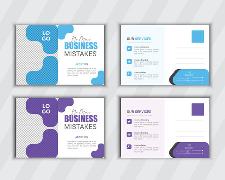 professional Business  postcard design