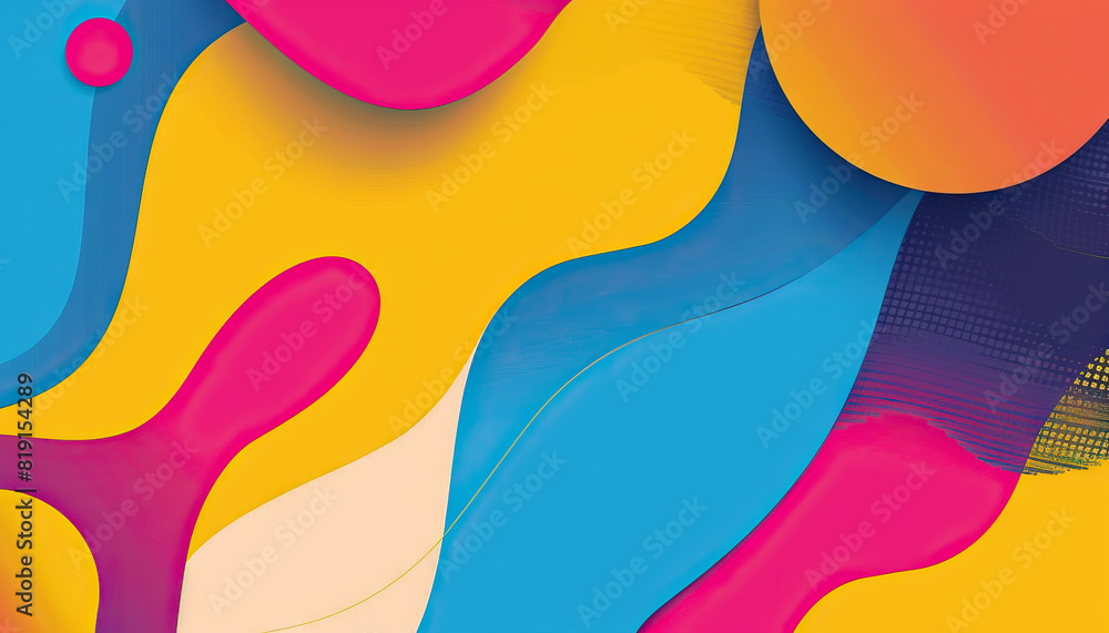 Aufkleber abstract background with dynamic geometric shapes - add a modern look with this abstract background 