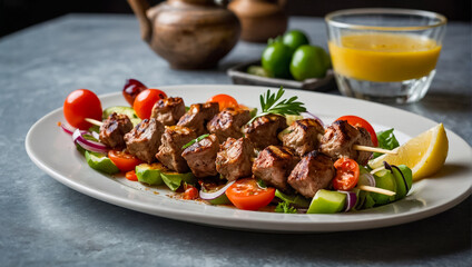 Souvlaki Greek food national cuisine