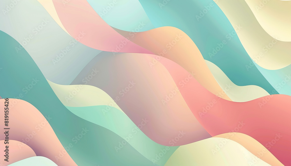 Aufkleber abstract background with soft pastel colors - create a gentle look with this abstract background fea