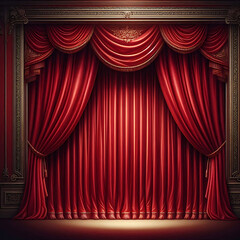 red curtain background, and Abstract red curtain background.