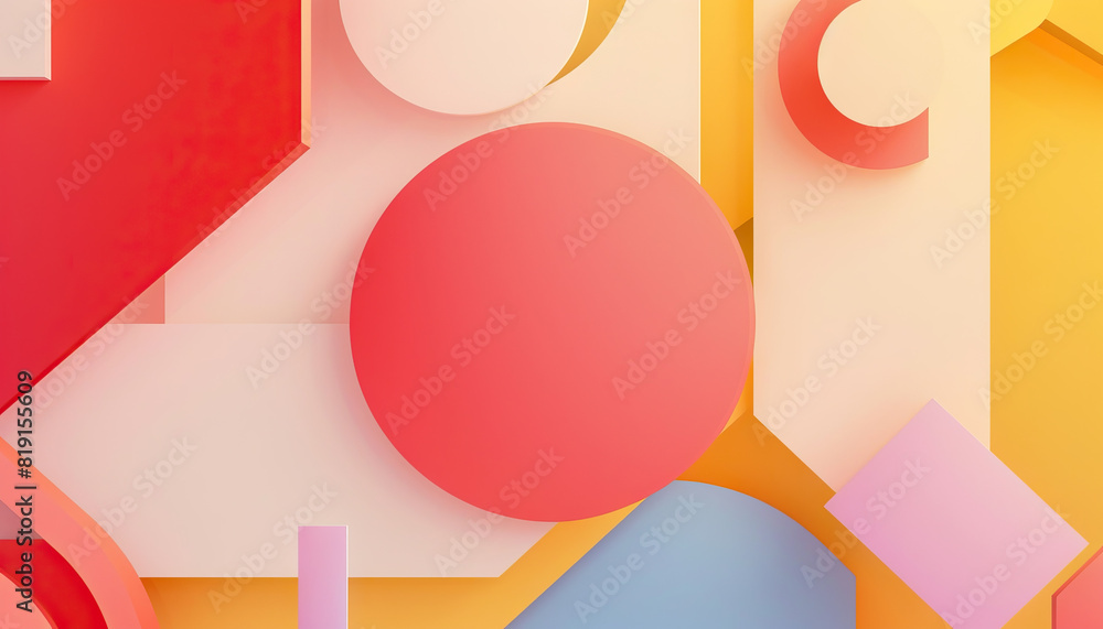 Aufkleber abstract background with dynamic geometric shapes - add a modern look with this abstract background 