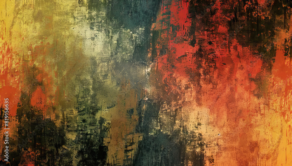 Aufkleber abstract digital artwork with grunge texture - add an edgy look with this abstract digital artwork f
