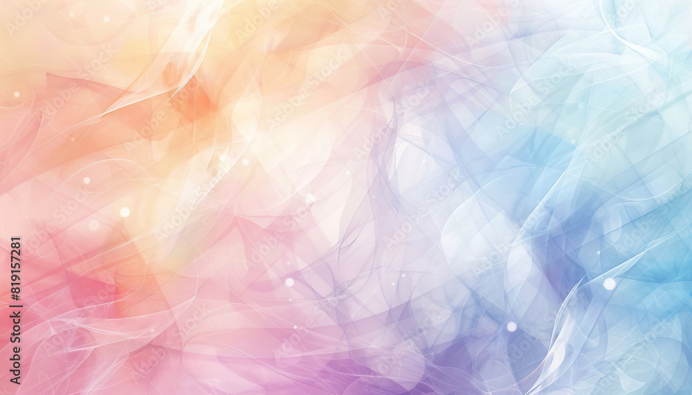 Aufkleber abstract background with soft pastel colors - create a gentle look with this abstract background fea