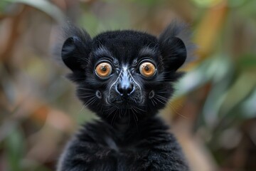 Black ruffed lemur (Varecia variegata)
