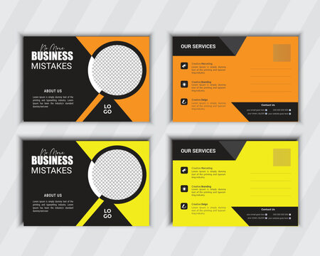 professional Business  postcard design