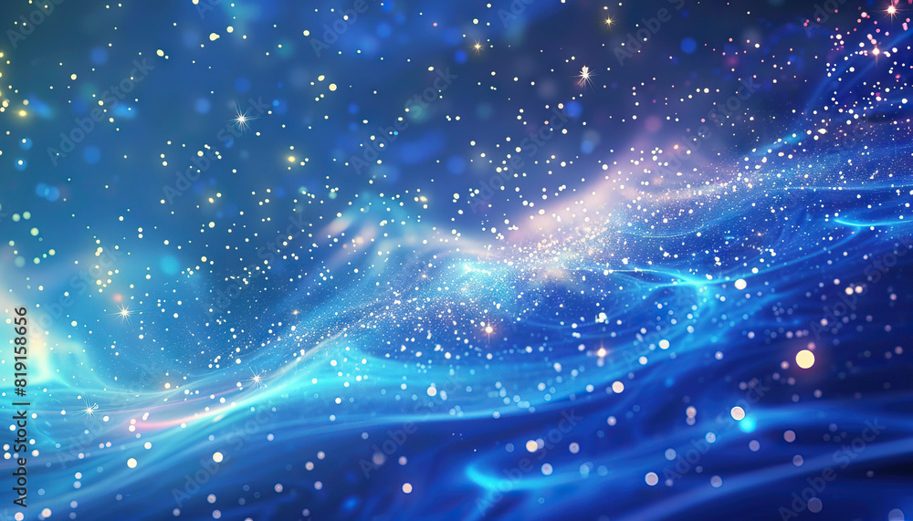 Aufkleber abstract background with glowing starry sky - add a magical touch to your designs with this abstract