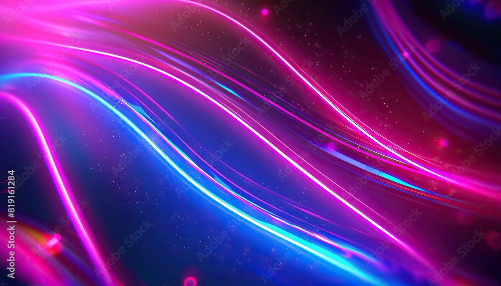 Aufkleber abstract digital artwork with holographic effect - add a futuristic touach with this abstract digita