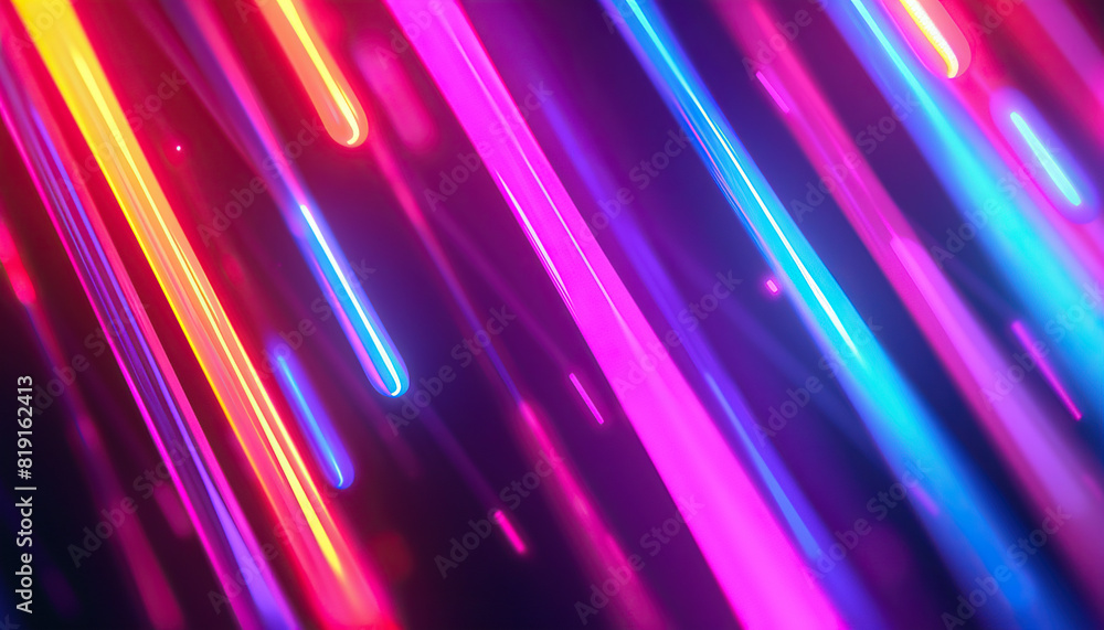Aufkleber abstract background with vibrant neon lights - create a futuristic look with this abstract backgroun