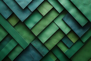 Depicting a geometric green background, high quality, high resolution