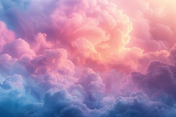 Illustration of  pastel pink sky fills the sky with color, high quality, high resolution