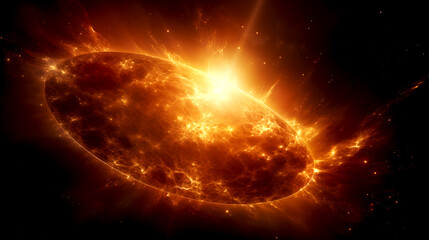 Sun in space