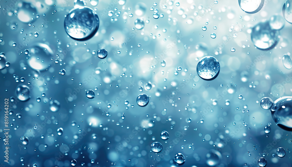 Aufkleber abstract background with sparkling water drops - add a refreshing touch to your designs with this ab
