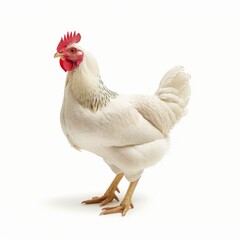 Fototapeta premium chickens, photo of stock, on a white background