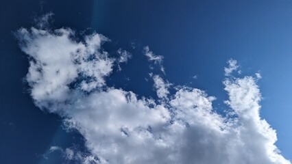 blue sky and clouds background