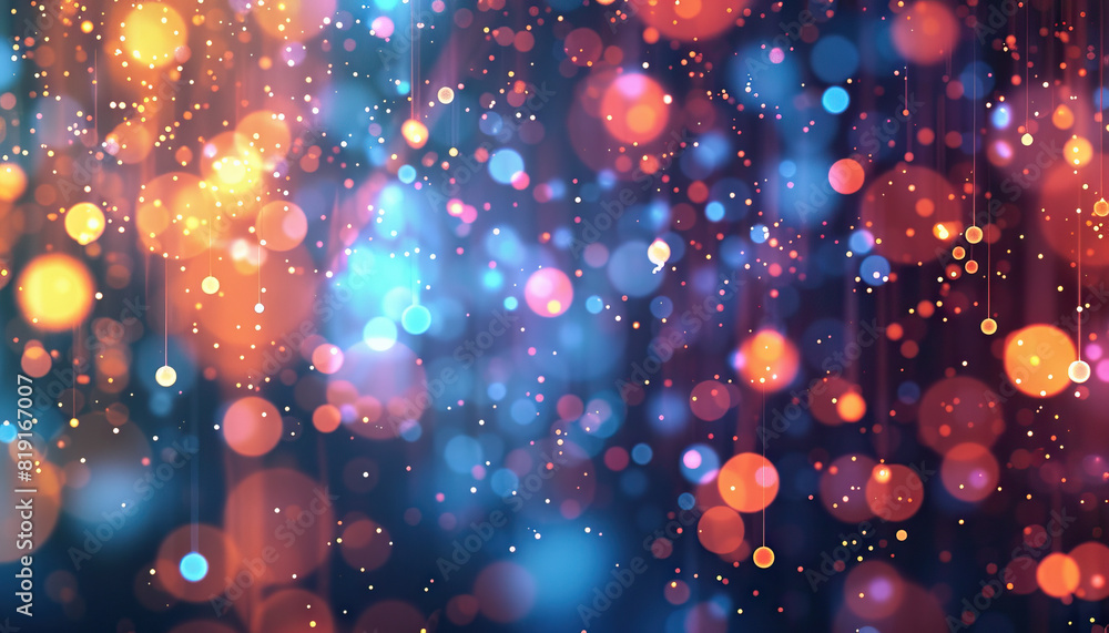 Aufkleber abstract background with glowing particles - add a magical touch to your designs with this abstract 