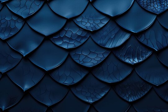 Detailed close up of a blue dragon scale pattern, perfect for fantasy or reptile themed designs