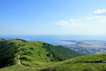 view from the top of the mountain