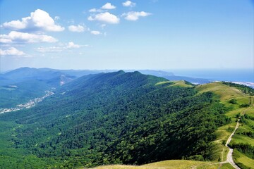 view of the mountains