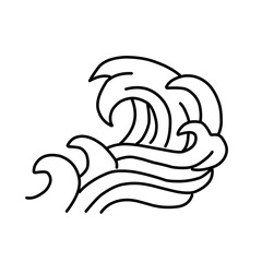 oriental wave illustration