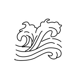 oriental wave illustration