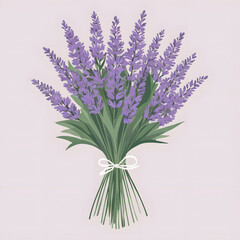 Fototapeta premium bouquet of lavender