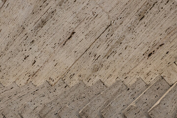 Textured Majesty: Dawns Light Caressing Yerevans Stonework