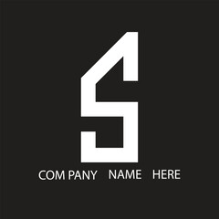 S letter logo design on Black background. S creative initials letter logo concept. S letter design.
