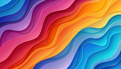 Abstract Background with Colorful Wave Patterns - Add a wave of color to your designs with this abstract background featuring colorful wave patterns, perfect for creating a vibrant and lively
