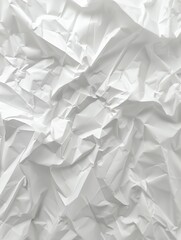 White Paper Texture background. Crumpled white paper abstract shape background with space paper for text.White color texture pattern abstract background