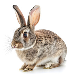 Fototapeta premium rabbit on white background