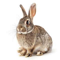 Fototapeta premium rabbit on white background