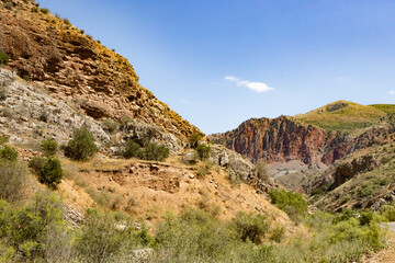 Fototapeta premium Serpentine Path Through Armenian Canyon