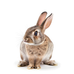 Fototapeta premium rabbit on white background