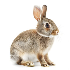 Obraz premium rabbit on white background