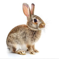 Fototapeta premium rabbit on white background