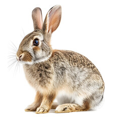 Fototapeta premium rabbit on white background