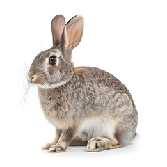 Obraz premium rabbit on white background