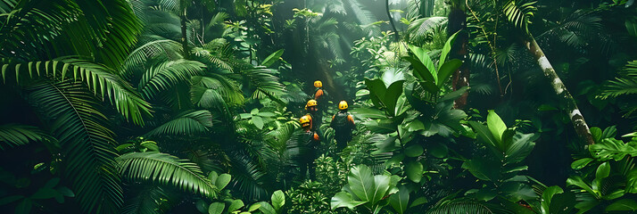 Search and Rescue Team in Tropical Forest for Missing Person and Injured Individual. Concept Search and Rescue Techniques, Tropical Forest Terrain, Missing Person Protocol