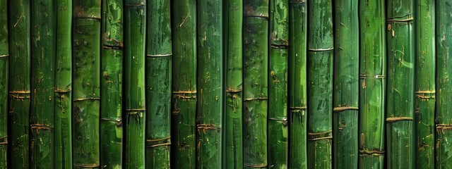 Green bamboo texture background