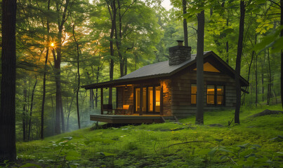 A lonely cottage hidden in the heart of peaceful nature, surrounded by forest and far from the hustle and bustle of civilization. It is a refuge where the silence is so thick that you can touch it.