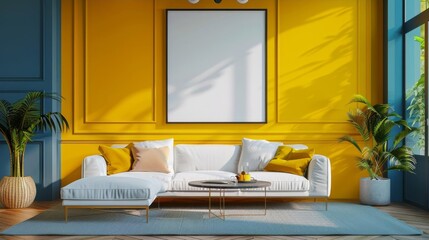 Modern home decor with abstract geometric patterns
