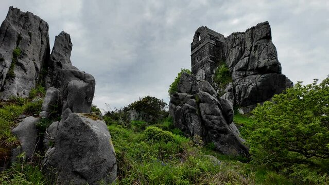 chapel in rocks at roche rock cornwall