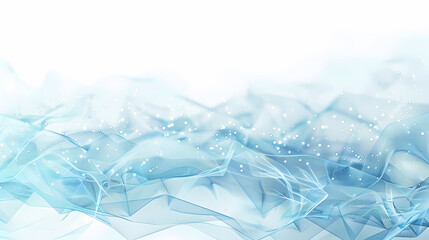 Obraz premium PPT Background Version in Light Blue and White - Modern Technology Design