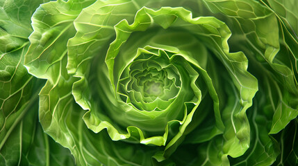 Obraz premium Close-up of a lush green leafy plant