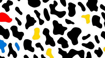 Seamless pattern animal skin template
