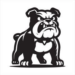 Illustrations cute little French bulldog. Funny pictures of puppy. Vector french bulldog funny, puppy cute collection