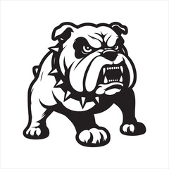 Illustrations cute little French bulldog. Funny pictures of puppy. Vector french bulldog funny, puppy cute collection