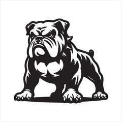 Illustrations cute little French bulldog. Funny pictures of puppy. Vector french bulldog funny, puppy cute collection